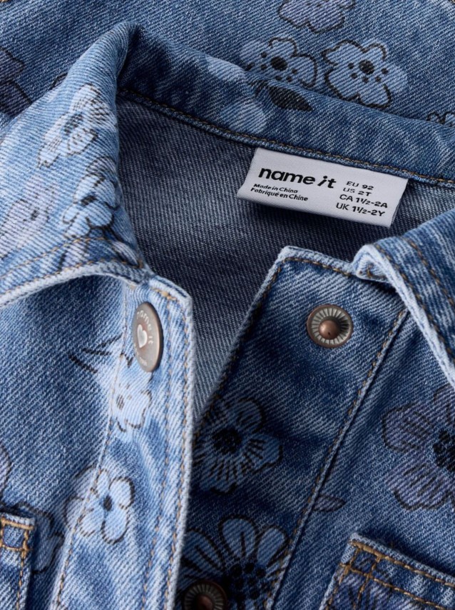 Casaco Name It Menina Nmfjoy Dnm Aop Jacket 2633-Im