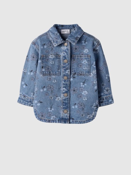 Casaco Name It Menina Nmfjoy Dnm Aop Jacket 2633-Im Casaco Name It Menina Nmfjoy Dnm Aop Jacket 2633-Im
