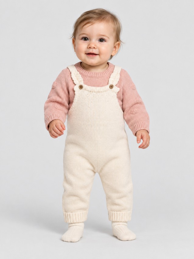 Conjunto 2 Peças Mayoral Menina Conj. Jardineira E Jersey