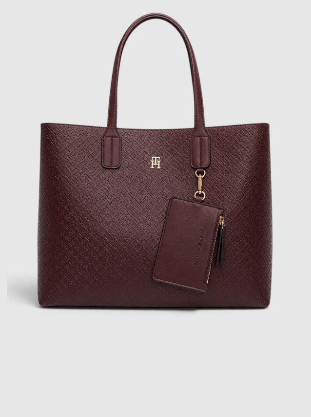 Mala Tommy Hilfiger Mulher Th Icon Satchel Mono