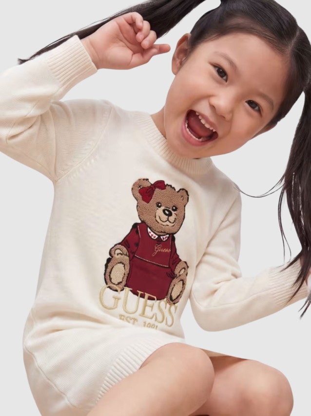 Vestido Guess Menina Ls Sweater Dress