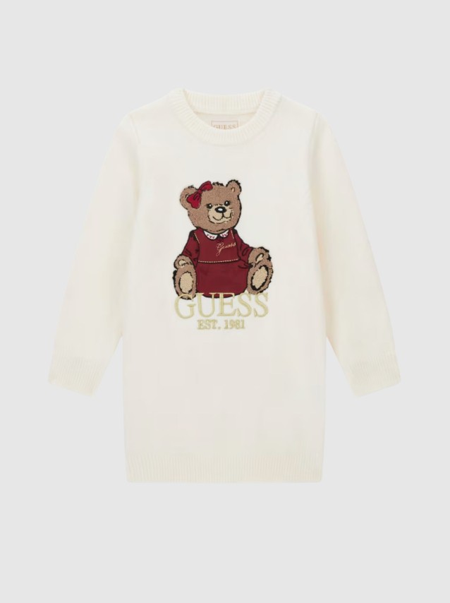 Vestido Guess Menina Ls Sweater Dress