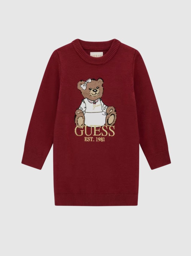 Vestido Guess Menina Ls Sweater Dress