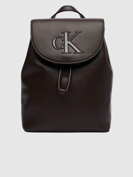 Mochila Calvin Klein Mulher Bold Ck Flap Mini Backpack Mochila Calvin Klein Mulher Bold Ck Flap Mini Backpack