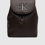 Mochila Calvin Klein Mulher Bold Ck Flap Mini Backpack