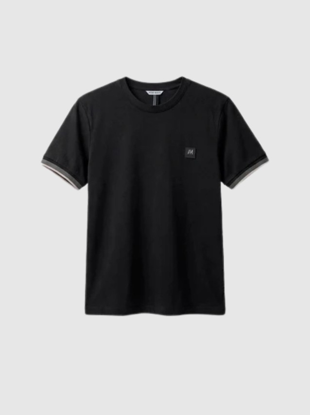 T-Shirt Antony Morato Homem  Relaxed Fit In Heavy  Jersey Cotton Fabric With Metal Plate And  Print 