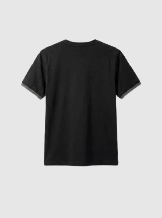 T-Shirt Antony Morato Homem  Relaxed Fit In Heavy  Jersey Cotton Fabric With Metal Plate And  Print 