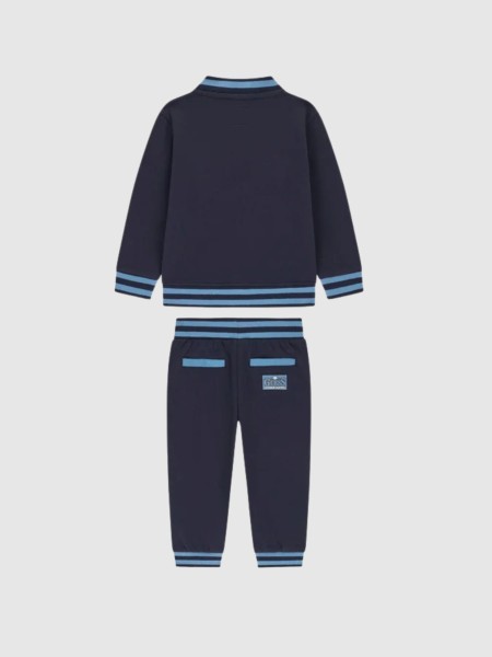 Conjunto 2 Pe�as Guess Menino Set Ls Active Top W/zip + Pant