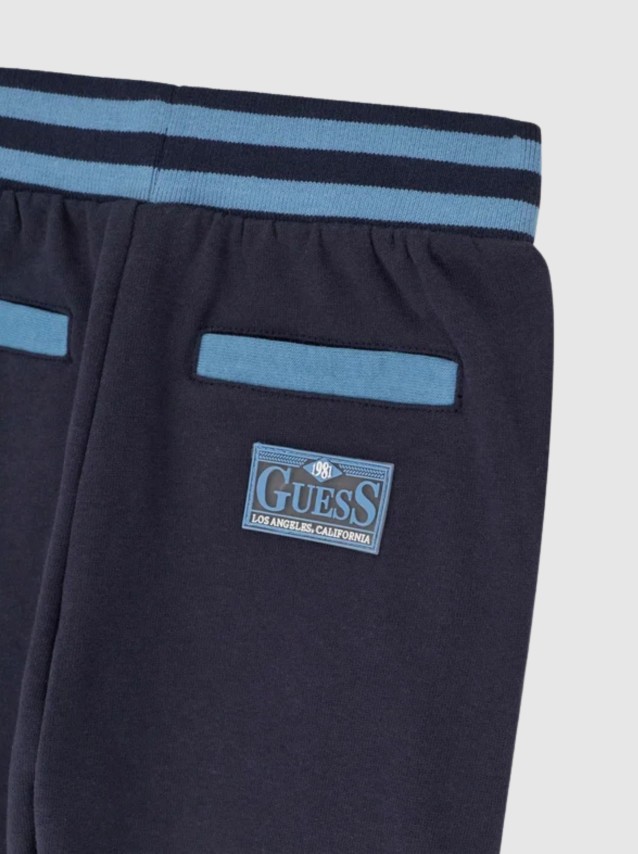 Conjunto 2 Pe�as Guess Menino Set Ls Active Top W/zip + Pant