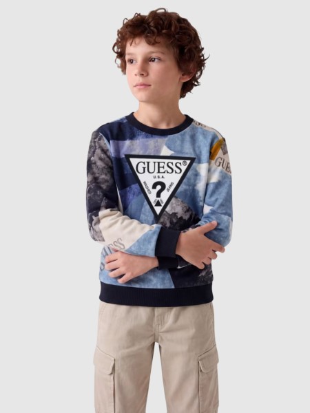 Sweatshirt Guess Menino Ls Active Top Sweatshirt Guess Menino Ls Active Top