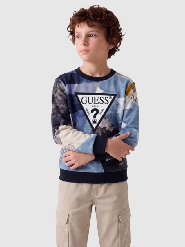 Sweatshirt Guess Menino Ls Active Top