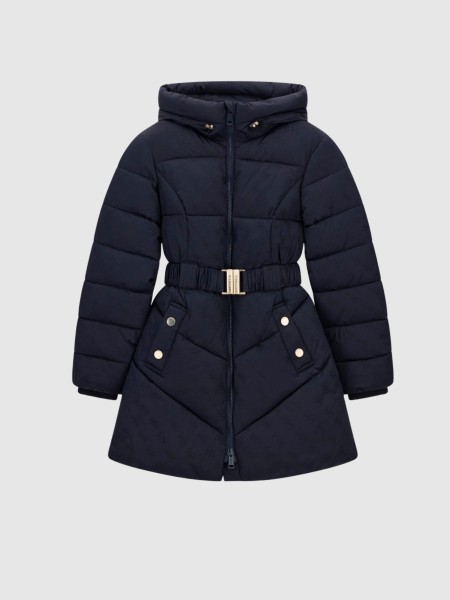 Kispo Guess Mulher New Imma Logo Midi Puffer