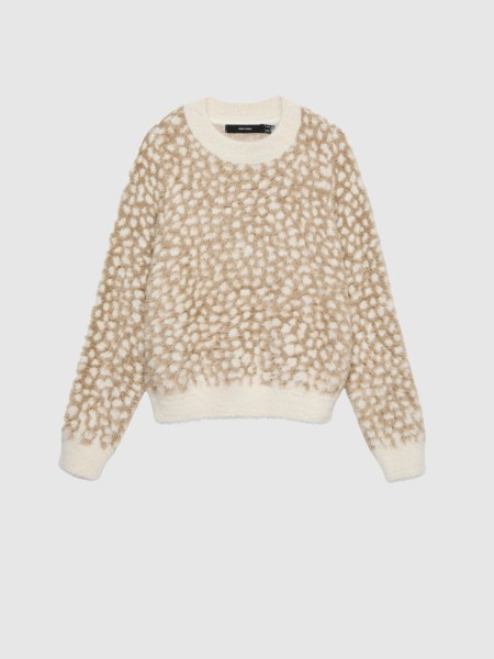Camisola Vero Moda Mulher Vmjungle Ls O-Neck Pullover Boo