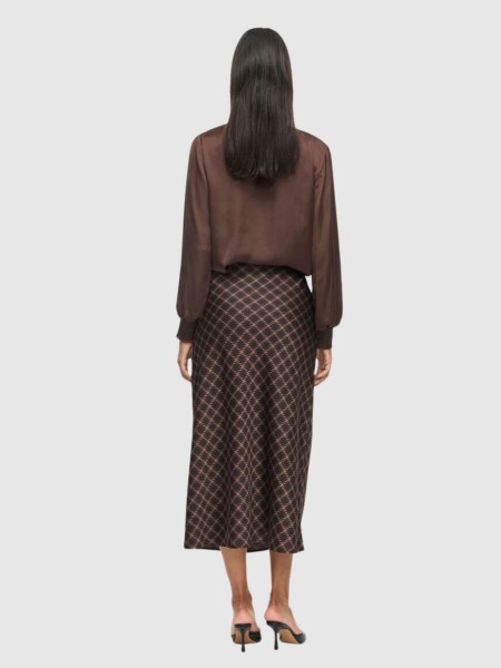 Saia Vila Mulher Viellette Hw Midi Skirt - Noos