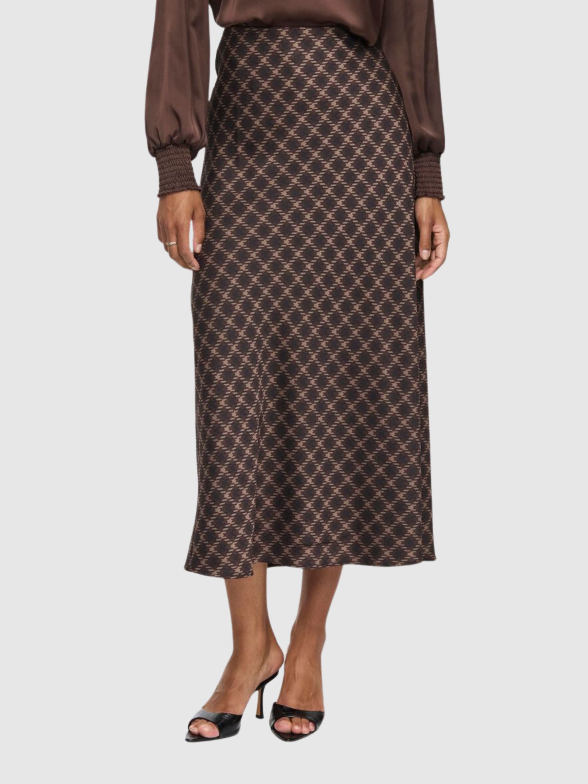 Saia Vila Mulher Viellette Hw Midi Skirt - Noos