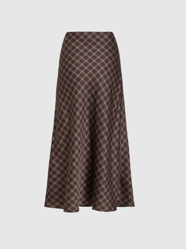 Saia Vila Mulher Viellette Hw Midi Skirt - Noos