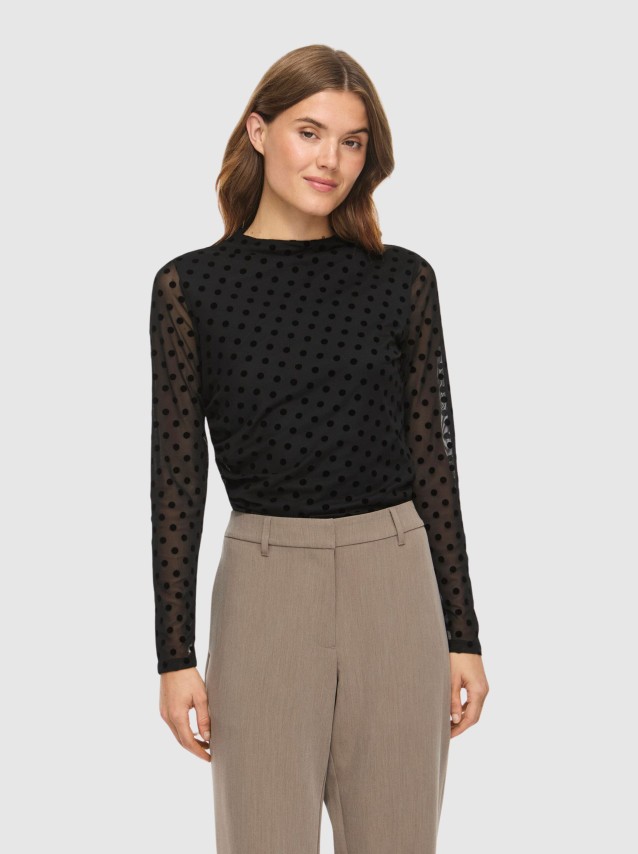 Camisola Vila Mulher Virikke L/s Top- Noos
