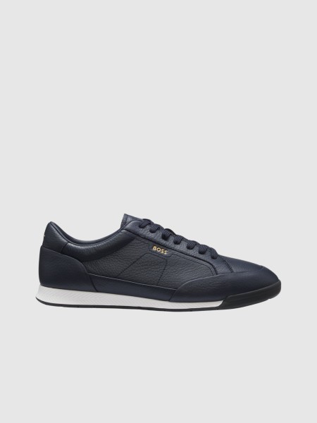 Sapatilha Boss Homem Leather Cow (10283653)