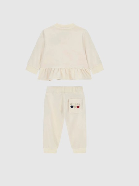 Conjunto 2 Pe�as Guess Menina Set_ Ls Cardigan + Sweater Pan