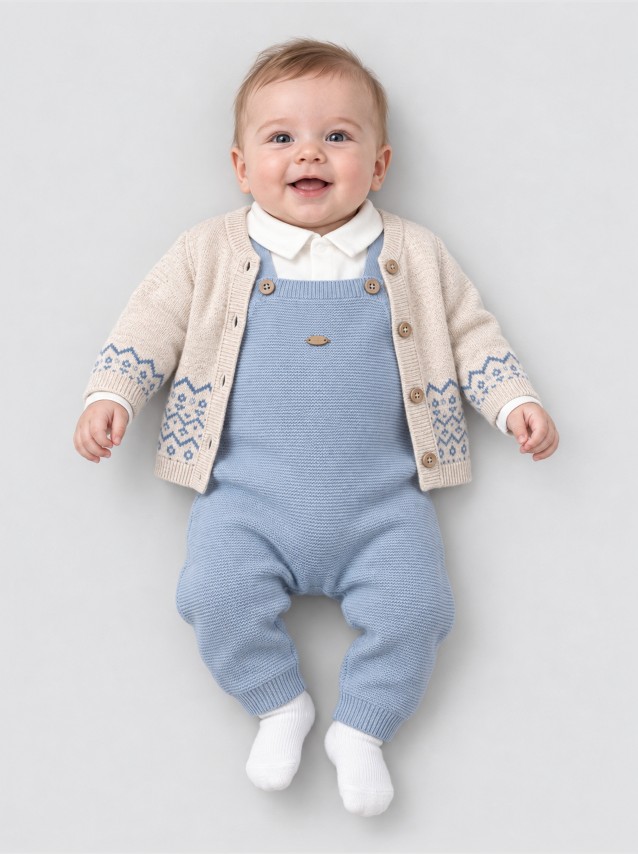 Conjunto Mayoral Menino Conj. Jardineira Tricot