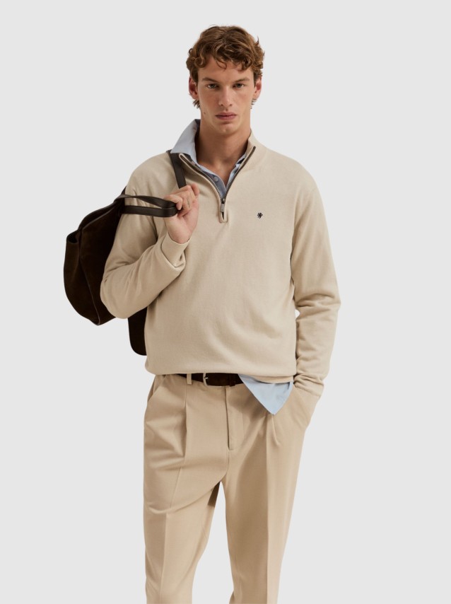 Camisola Lion Of Porches Homem Camisola Com Carcela
