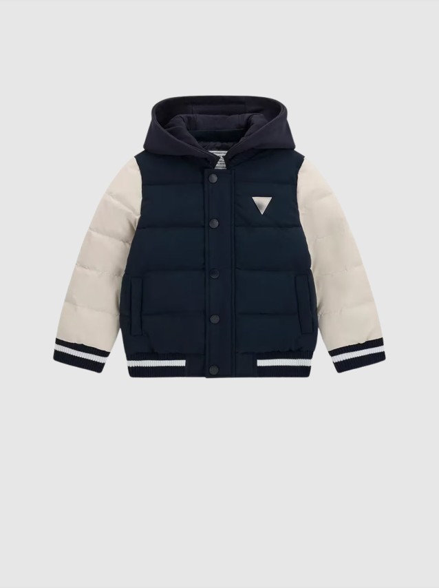 Kispo Guess Menino Hooded Ls Padded Jacket W/zip