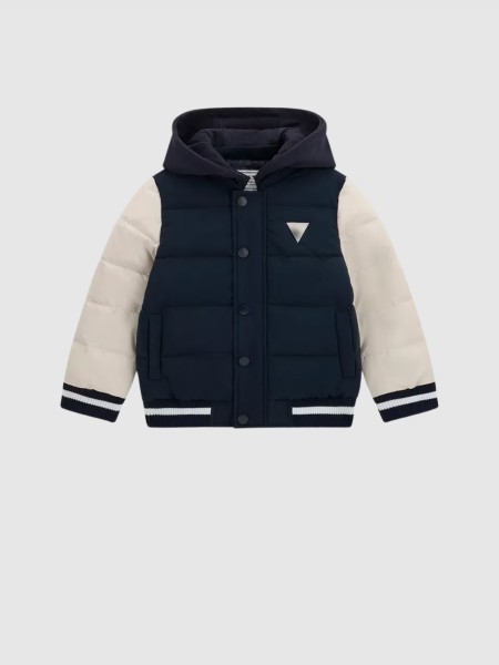 Kispo Guess Menino Hooded Ls Padded Jacket W/zip