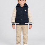 Kispo Guess Menino Hooded Ls Padded Jacket W/zip