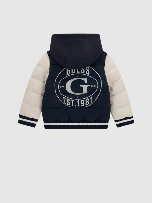 Kispo Guess Menino Hooded Ls Padded Jacket W/zip