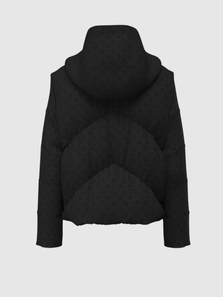 Kispo Guess Mulher New Daisy Crop Logo Puffer