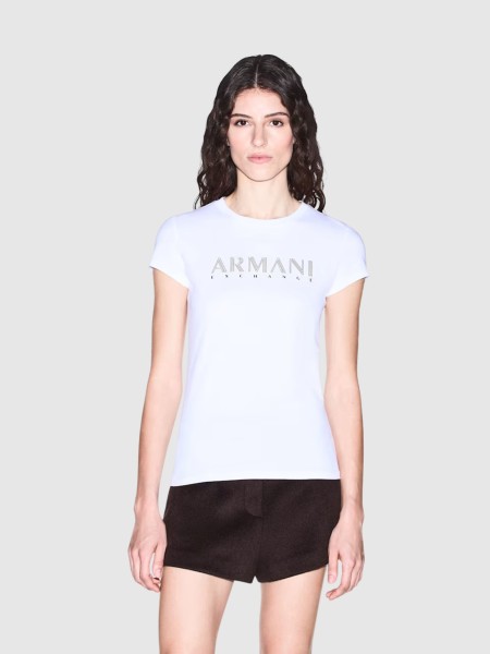 T-Shirt Armani Exchange Mulher T-Shirt T-Shirt Armani Exchange Mulher T-Shirt