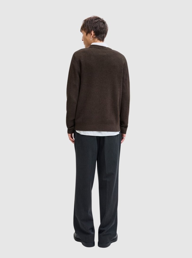 Camisola Jack & Jones Homem Jprblamilano Stitch Knit Crew Neck Sn