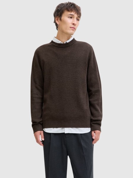 Camisola Jack & Jones Homem Jprblamilano Stitch Knit Crew Neck Sn