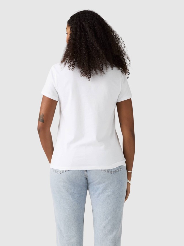 T-Shirt Levis Mulher The Perfect Tee Whites