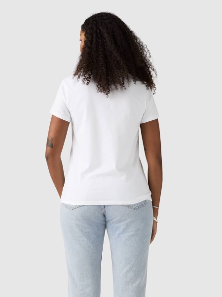 T-Shirt Levis Mulher The Perfect Tee Whites T-Shirt Levis Mulher The Perfect Tee Whites