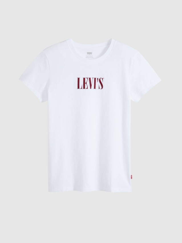 T-Shirt Levis Mulher The Perfect Tee Whites