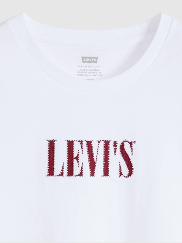 T-Shirt Levis Mulher The Perfect Tee Whites