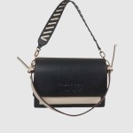 Mala Tous Mulher Bandolera M. Audree Saffiano Negro-Beige
