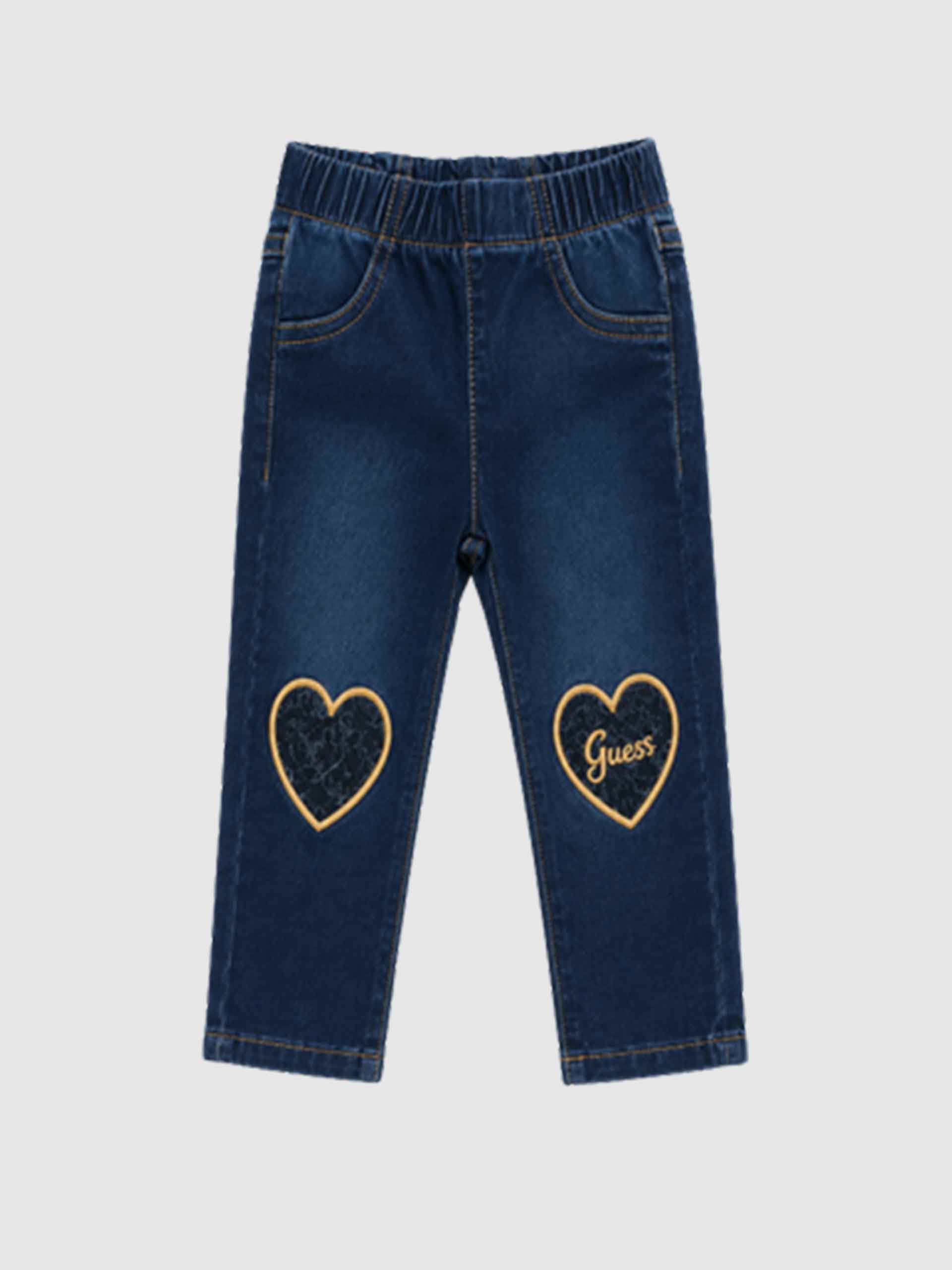 Jeans Guess Menina Regular Paper Bag Stretch Deni