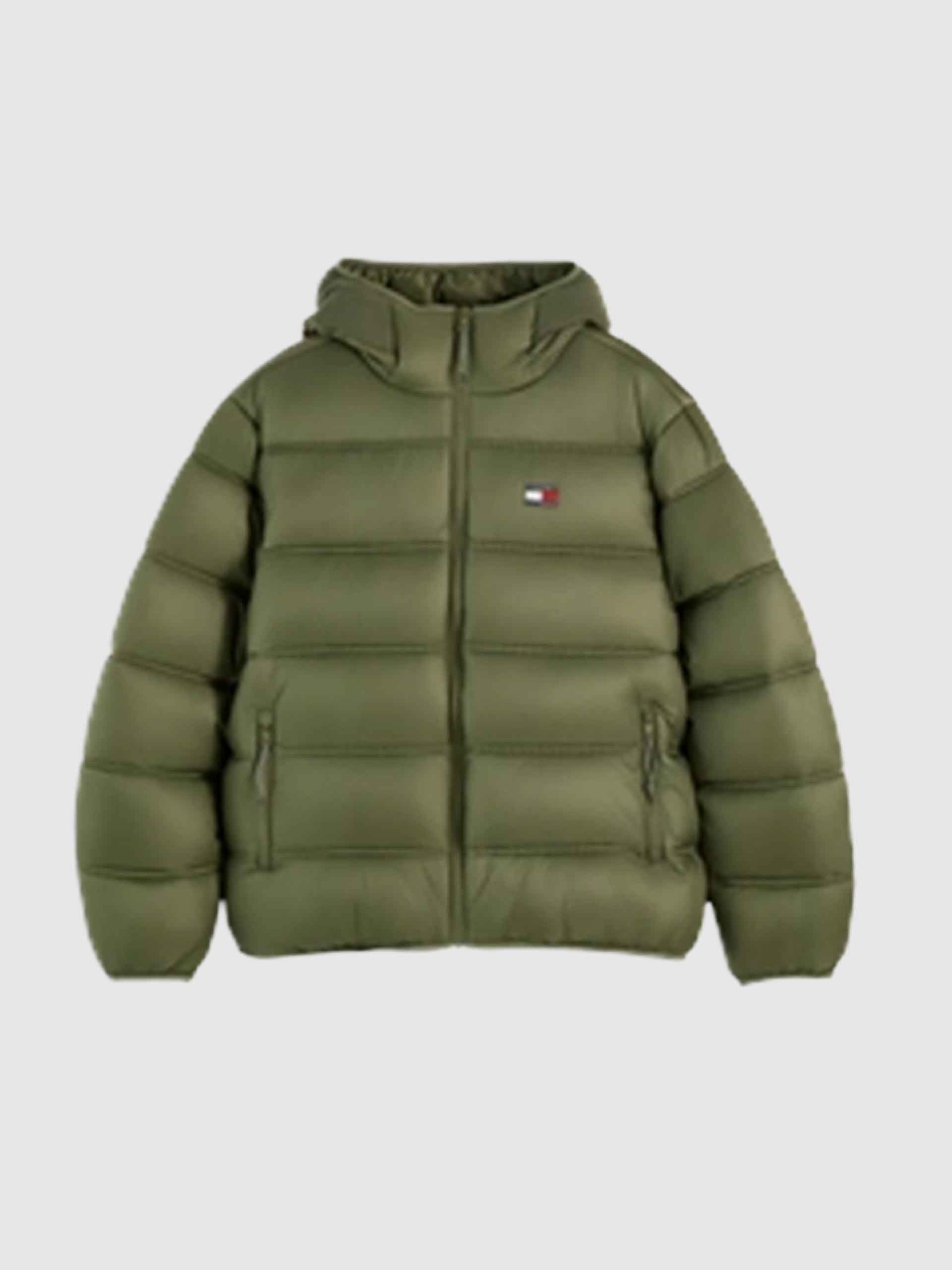 Kispo Tommy Jeans Homem Tjm Hooded Logo Jacket Ext