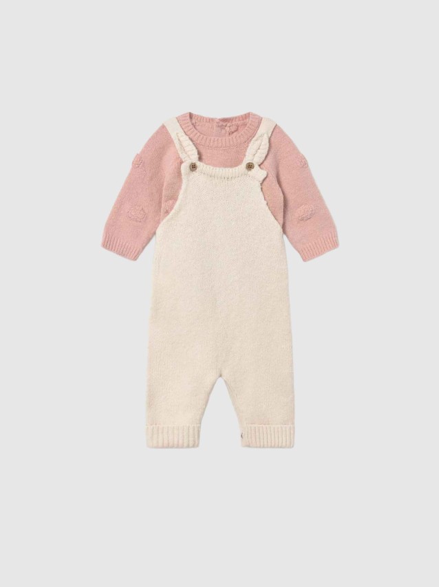 Conjunto 2 Peças Mayoral Menina Conj. Jardineira E Jersey