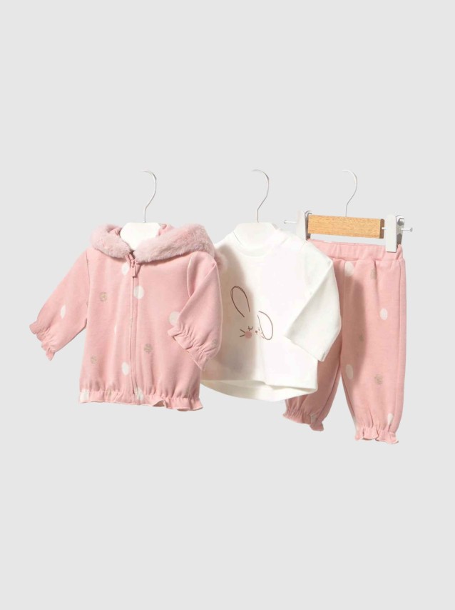 Conjunto 3 Pe�as Mayoral Menina Fato Treino 3 Pe�as