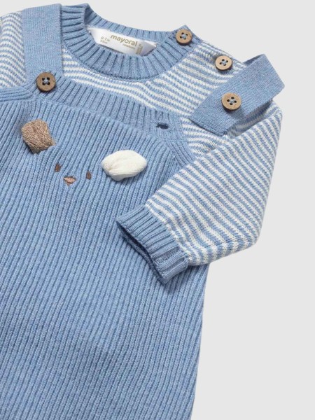 Conjunto Mayoral Menino Conj. Jardineira Tricot