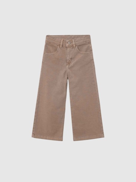 Calças Mayoral Menina Calça Sarja Marine Calças Mayoral Menina Calça Sarja Marine