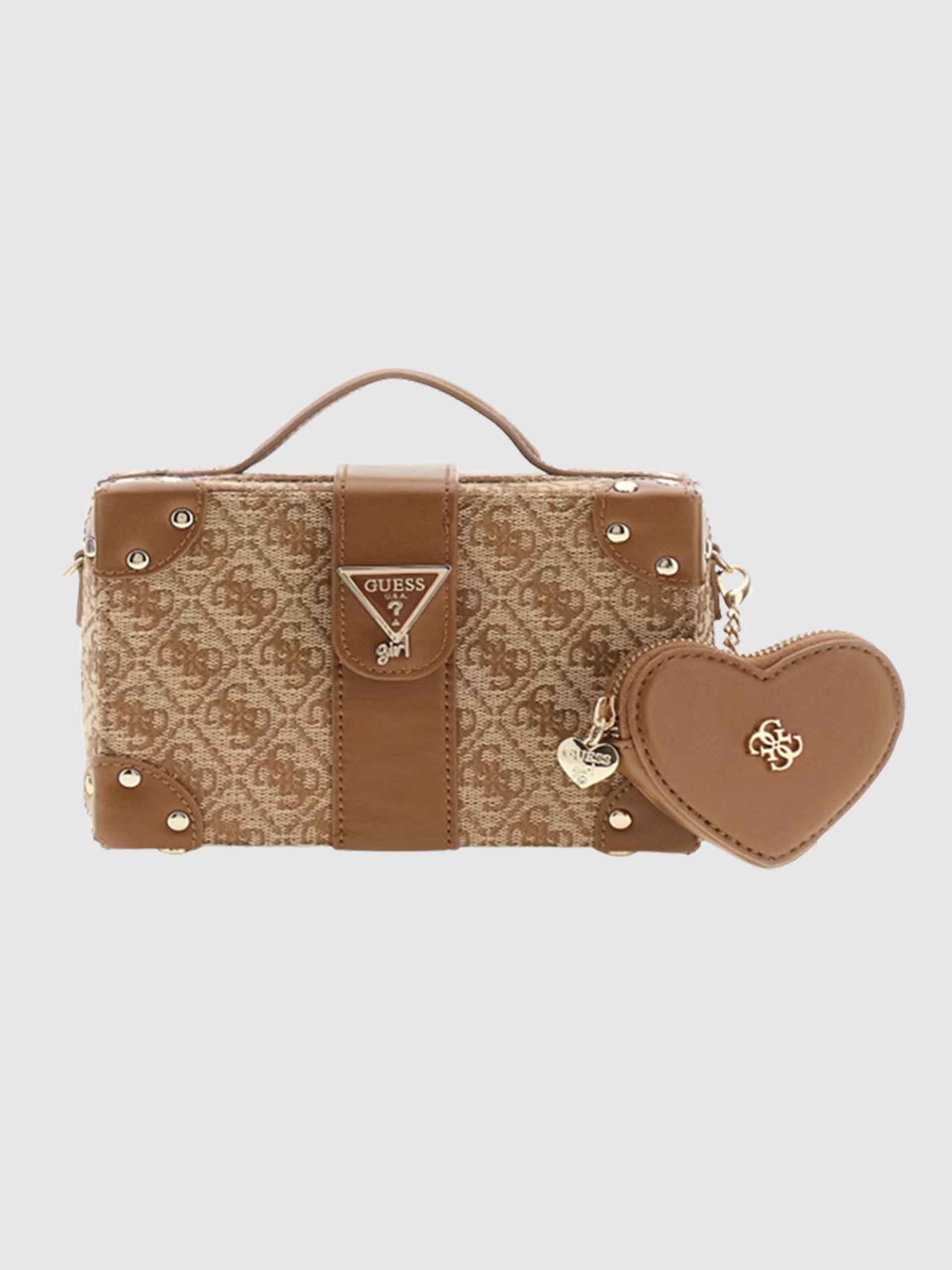 Mala Guess Menina Jacquard Clutch Bag