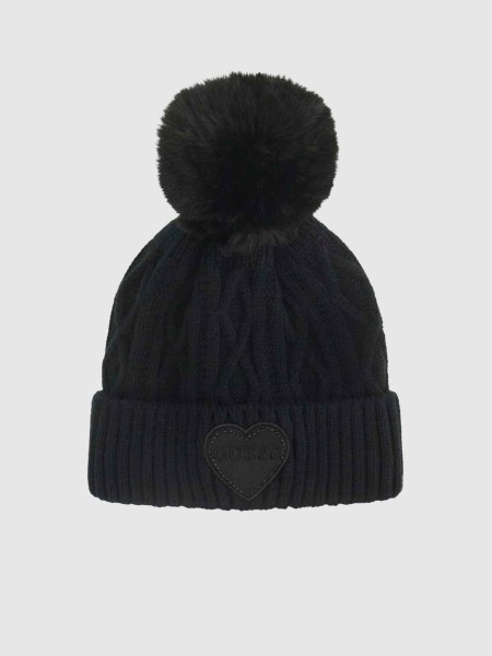 Gorro Guess Menina Pom Pom Beanie Gorro Guess Menina Pom Pom Beanie