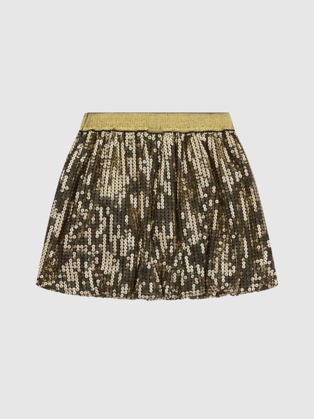 Saia Guess Menina Sequins Mini Skirt Saia Guess Menina Sequins Mini Skirt
