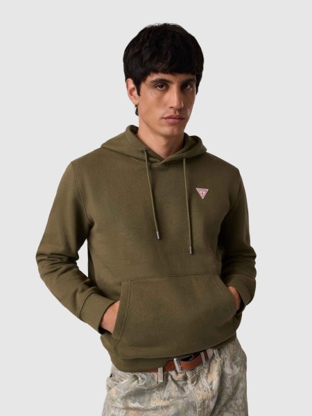 Sweatshirt Guess Homem Gj Hood Slim Mini Triang Sweat Sweatshirt Guess Homem Gj Hood Slim Mini Triang Sweat