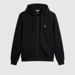 Casaco Antony Morato Homem Hoodie Regular Fit In Interlock Cotton Blend Fabric With Logoed Patch