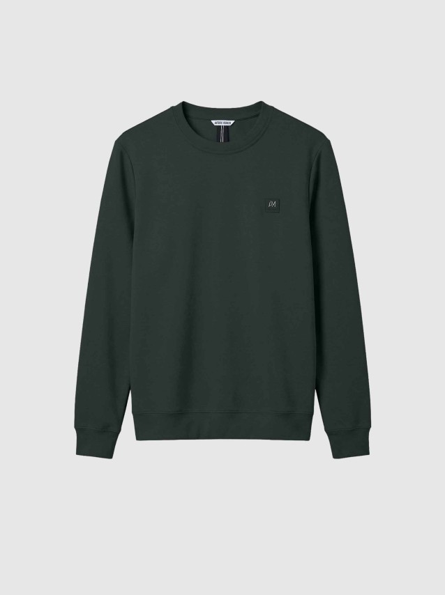 Sweatshirt Antony Morato Homem Sweatshirt Regular Fit Interlock Fabric With Plate On Heart